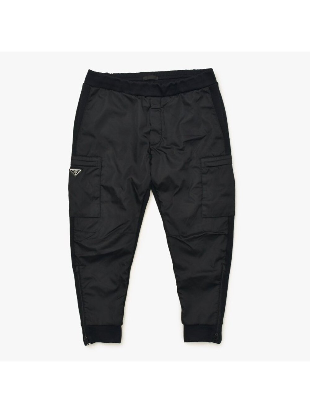 Prada Pants Bermuda Shorts Re-Nylon Black Cotton Polyamide